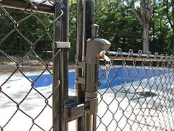 pool security safety latch