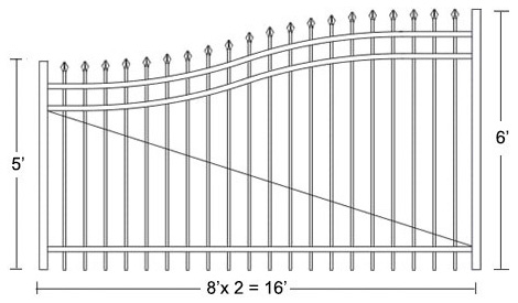 How To Measure An Arched Driveway Gate