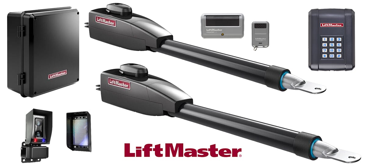 LiftMaster driveway gate opener with basic accessories