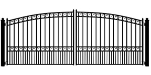 double swing driveway gate