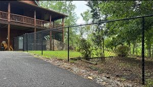 5-foot-black-vinyl-chain-link-fence-installation-in-Epworth-GA-1