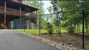 5-foot-black-vinyl-chain-link-fence-installation-in-Epworth-GA-1