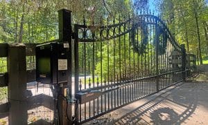 LiftMaster solar dual gate opener upgrade in Ellijay GA